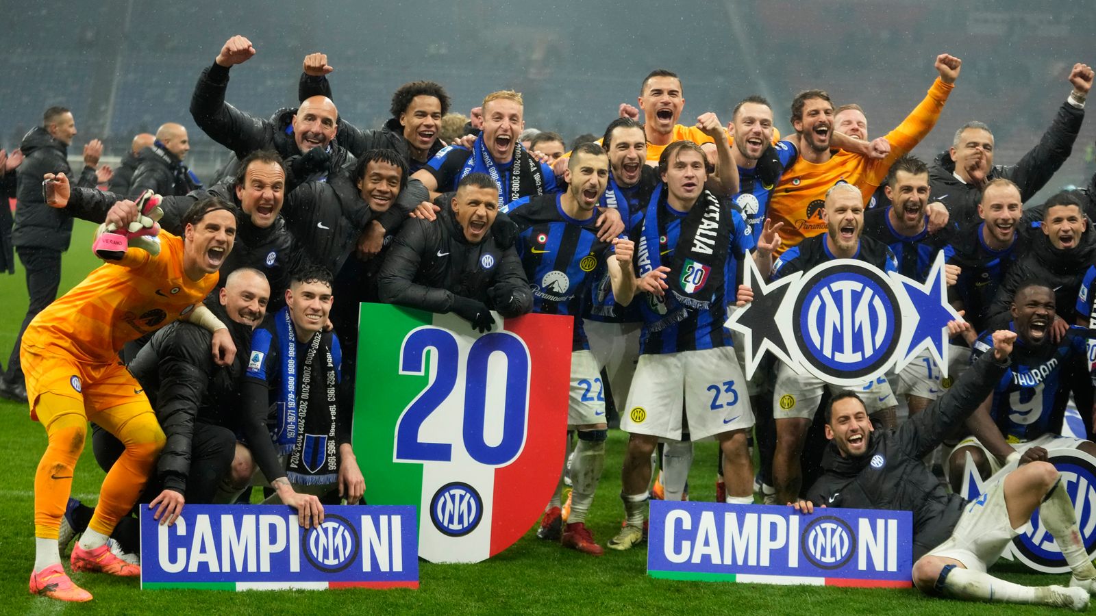 1-2 AC Milan Inter Milan: After defeating rivals, Inter secures the Serie A title.